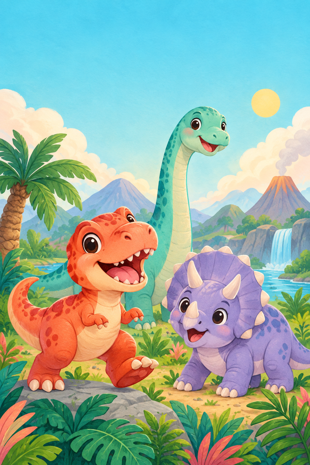 Cute Baby Dinosaurs collection