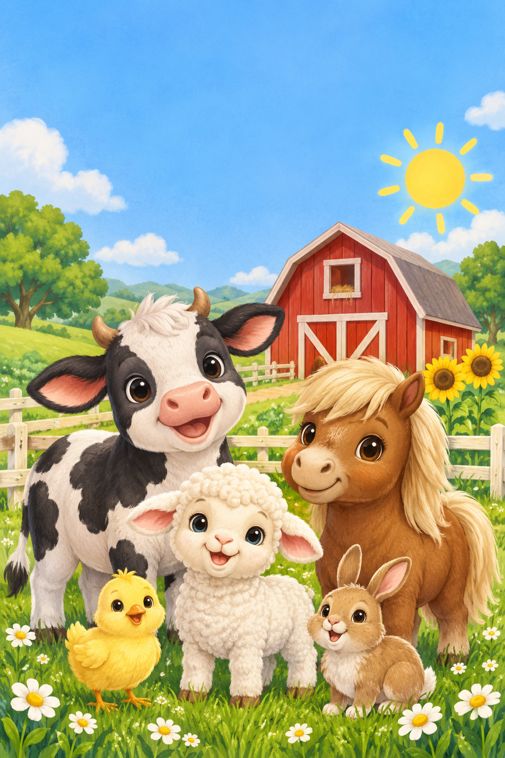 Cute Farm Animals collection